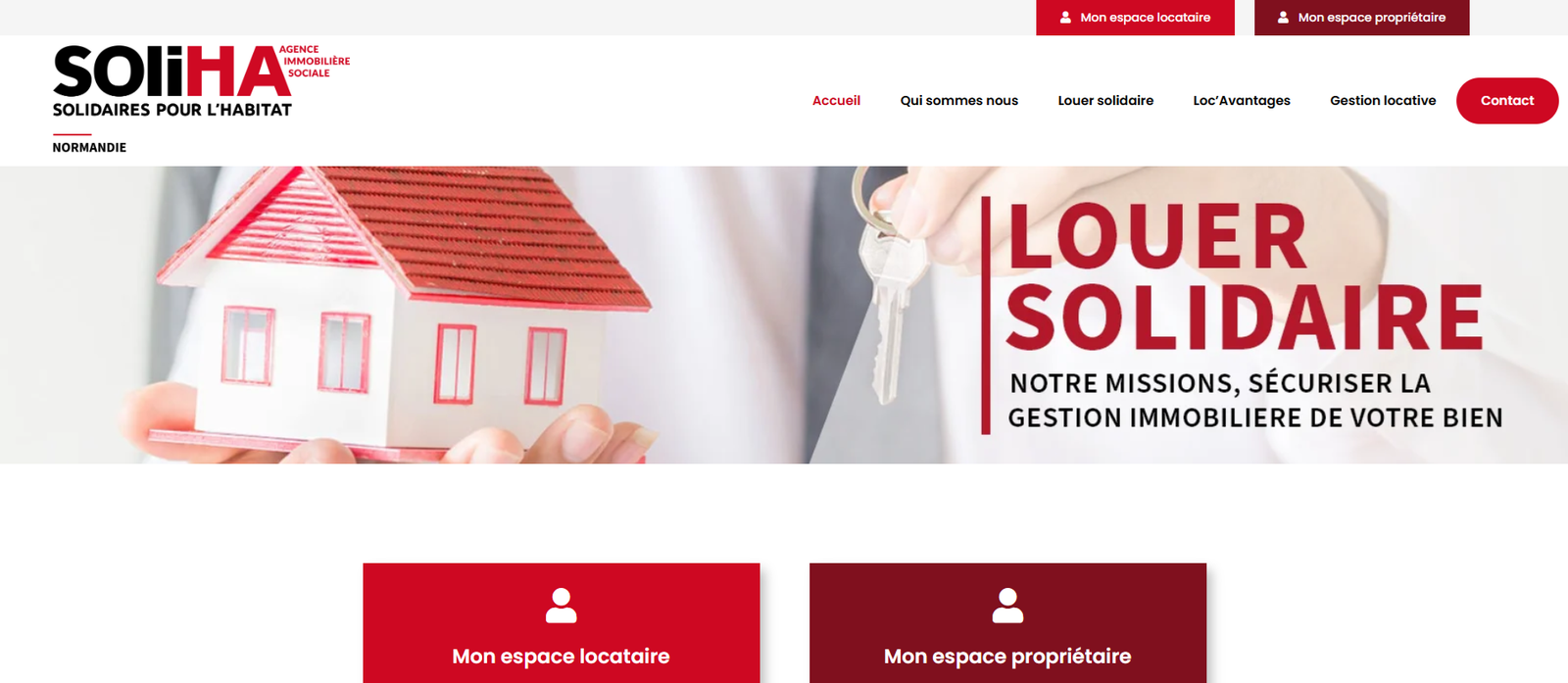 Site internet AIS SOLiHA Normandie