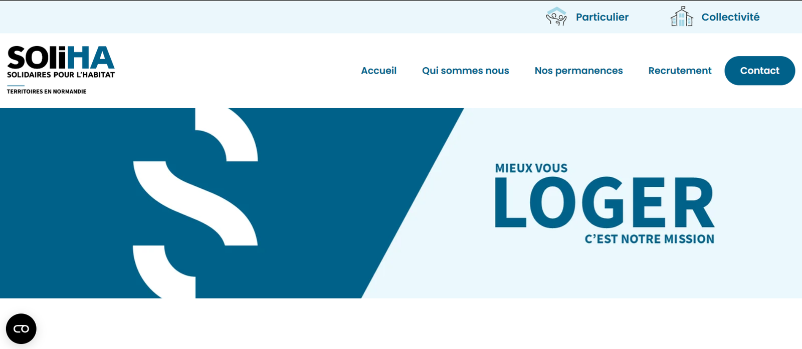 Site internet SOLiHA Territoires en Normandie